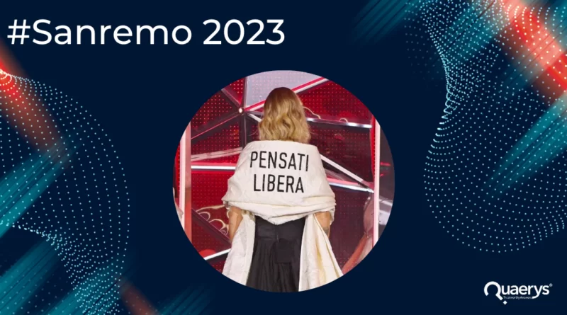 #Sanremo2023 chiara ferragni e blanco nelle reazioni degli utenti